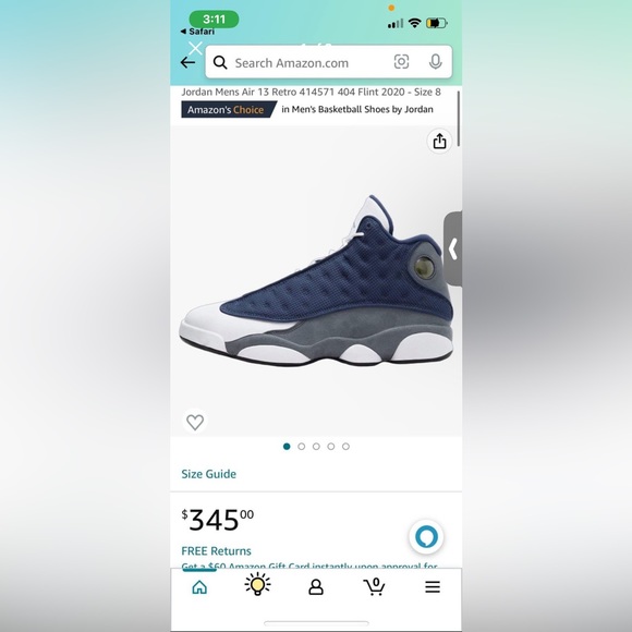 Jordan Mens Air 13 Retro - Picture 2 of 3